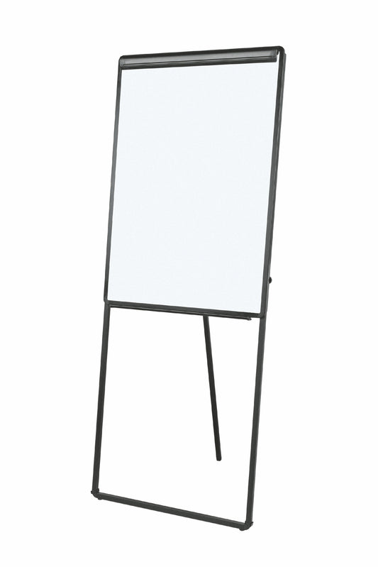 Bi-Office Footbar Flipchart Easel Non Magnetic 700x1000mm Black - EA2300007 - ONE CLICK SUPPLIES