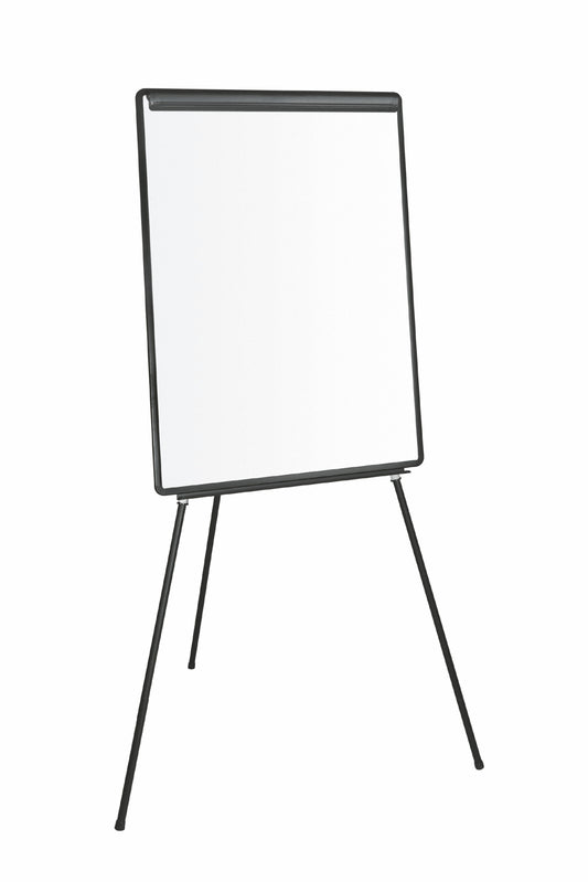 Bi-Office Economic Tripod Flipchart Easel Non Magnetic 600x850mm Black - EA4600475 - ONE CLICK SUPPLIES