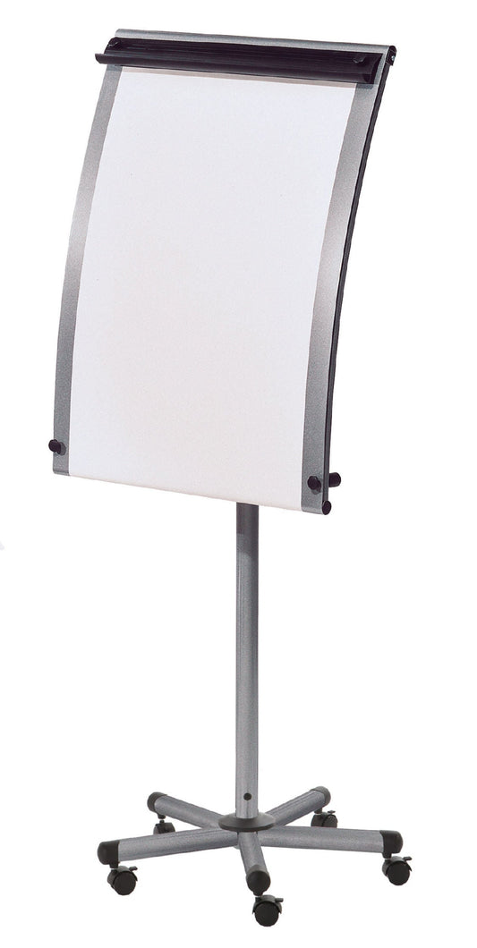 Bi-Office Roll Up Mobile Flipchart Easel 700x950mm Silver - EA4822016 - ONE CLICK SUPPLIES