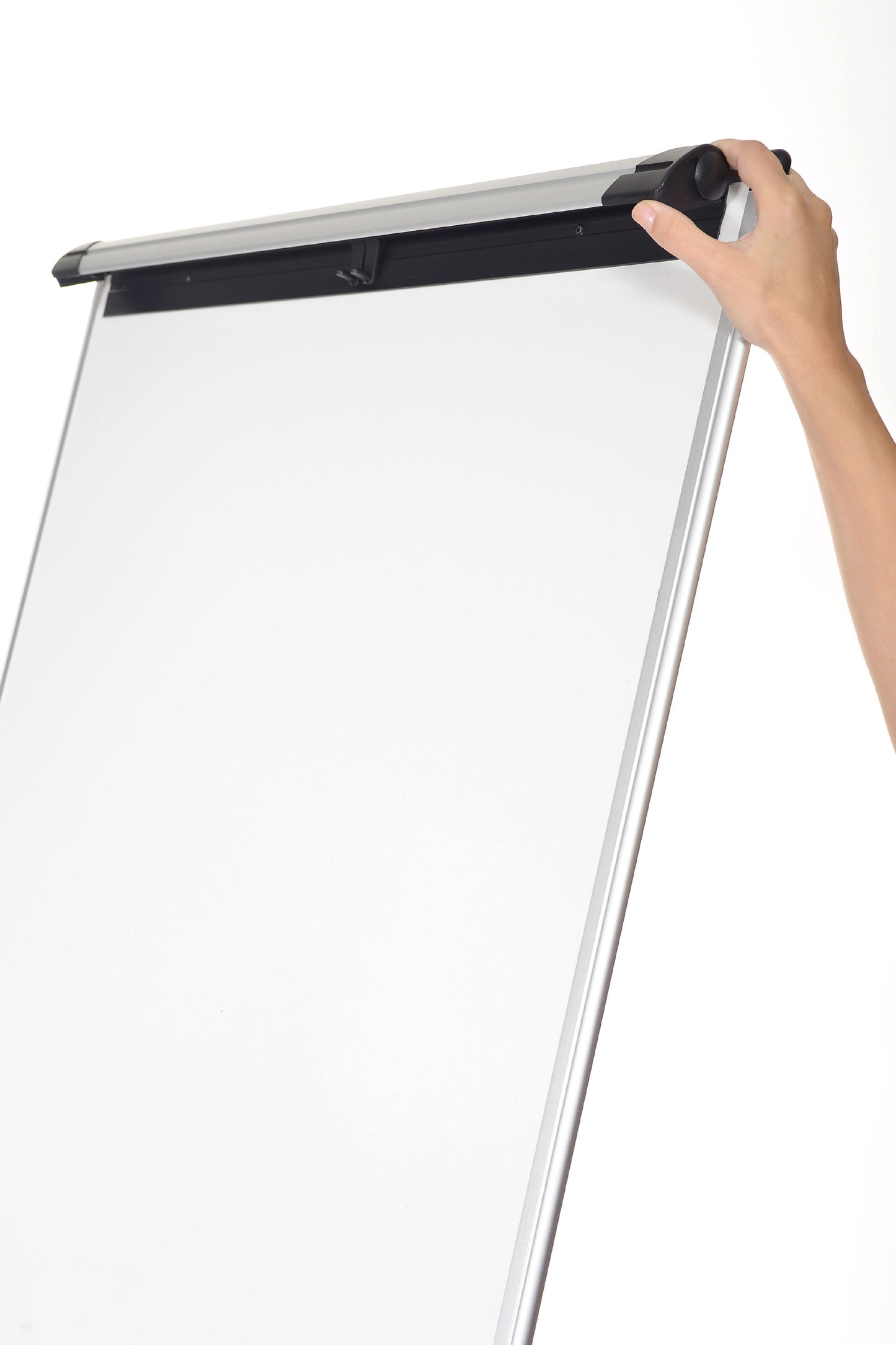 Bi-Office Earth-it Mobile Flipchart Easel Magnetic 700x1000mm Silver - EA4876995 - ONE CLICK SUPPLIES