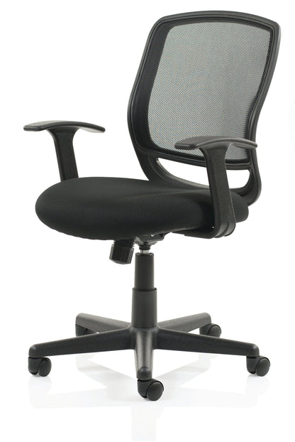 Mave Chair Black Mesh With Arms EX000193 - ONE CLICK SUPPLIES