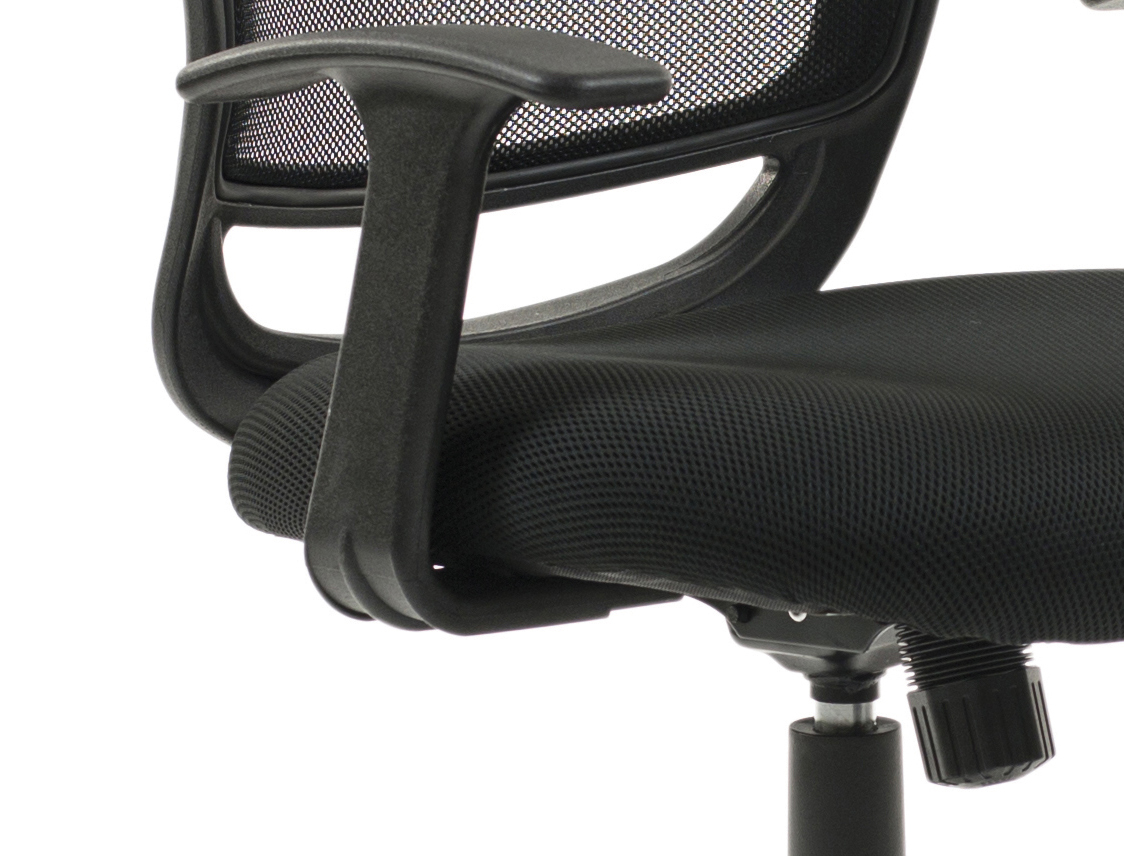 Mave Chair Black Mesh With Arms EX000193 - ONE CLICK SUPPLIES