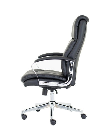 Tunis Executive Chair Soft Bonded Leather Black EX000210 - ONE CLICK SUPPLIES