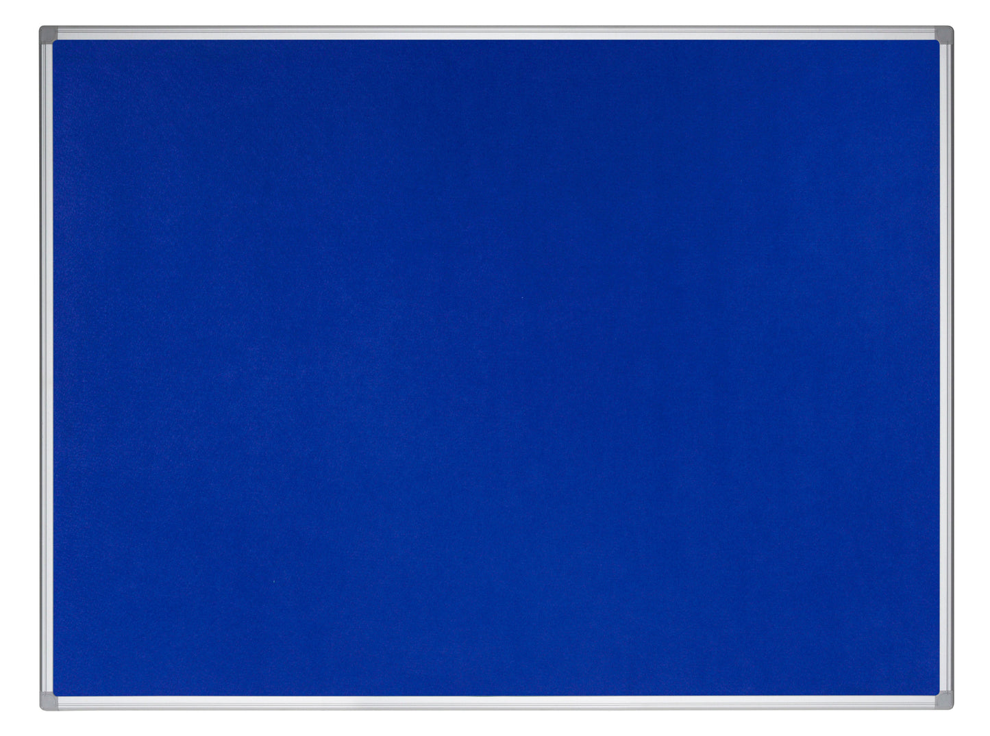 Bi-Office Earth-It Blue Felt Noticeboard Aluminium Frame 900x600mm - FA0343790 - ONE CLICK SUPPLIES