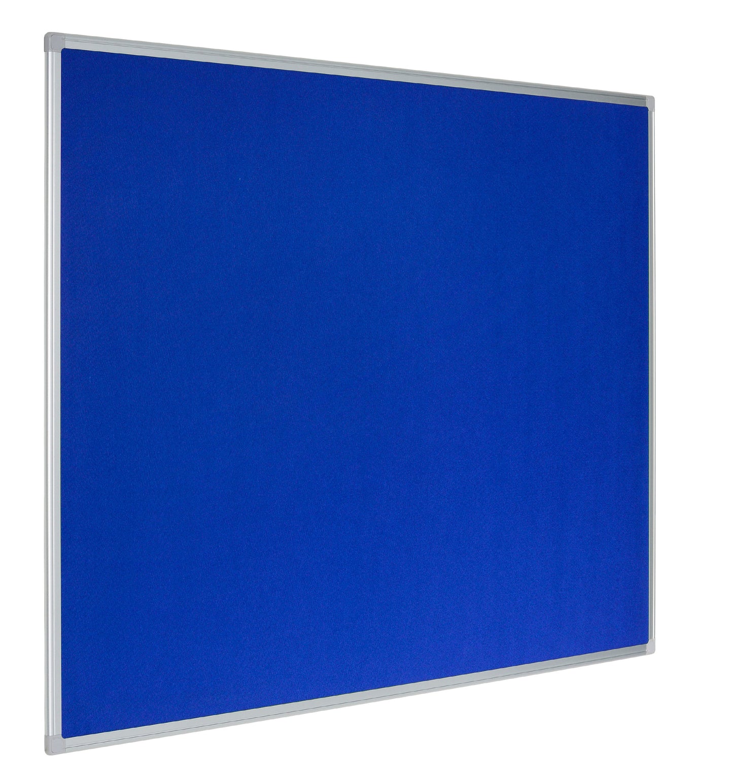 Bi-Office Earth-It Blue Felt Noticeboard Aluminium Frame 1200x900mm - FA0543790 - ONE CLICK SUPPLIES