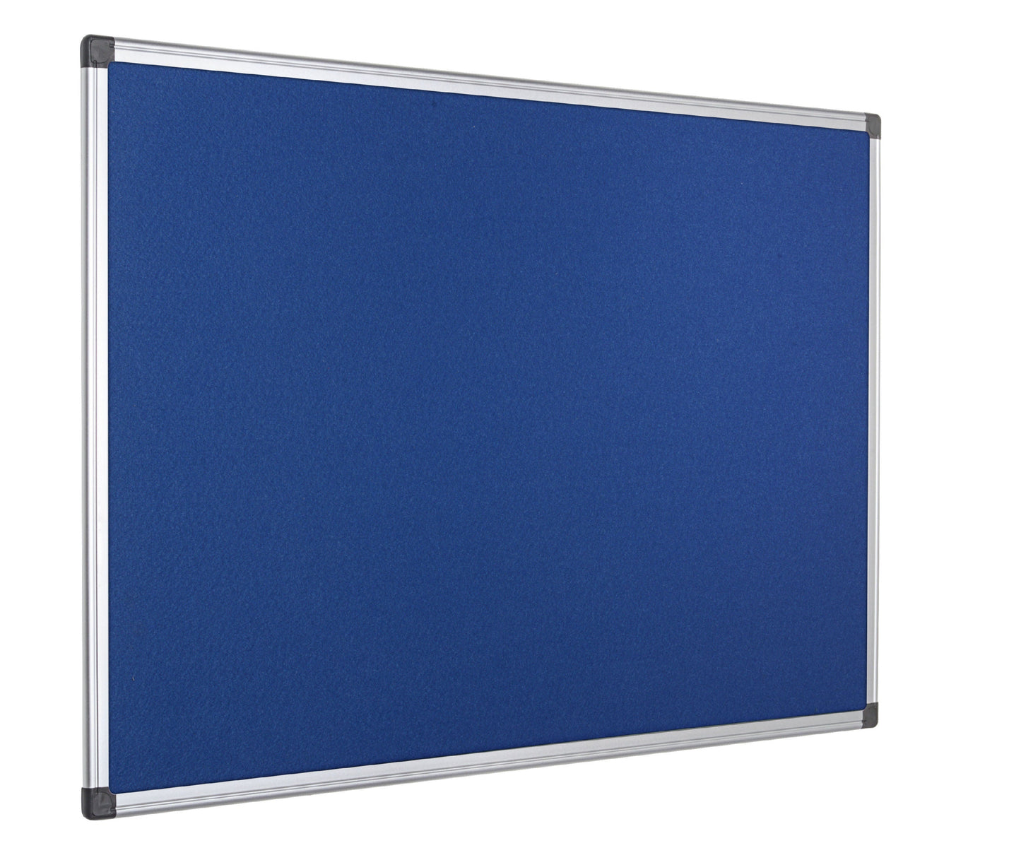 Bi-Office Maya Blue Felt Noticeboard Aluminium Frame 1500x1200mm - FA1243170 - ONE CLICK SUPPLIES