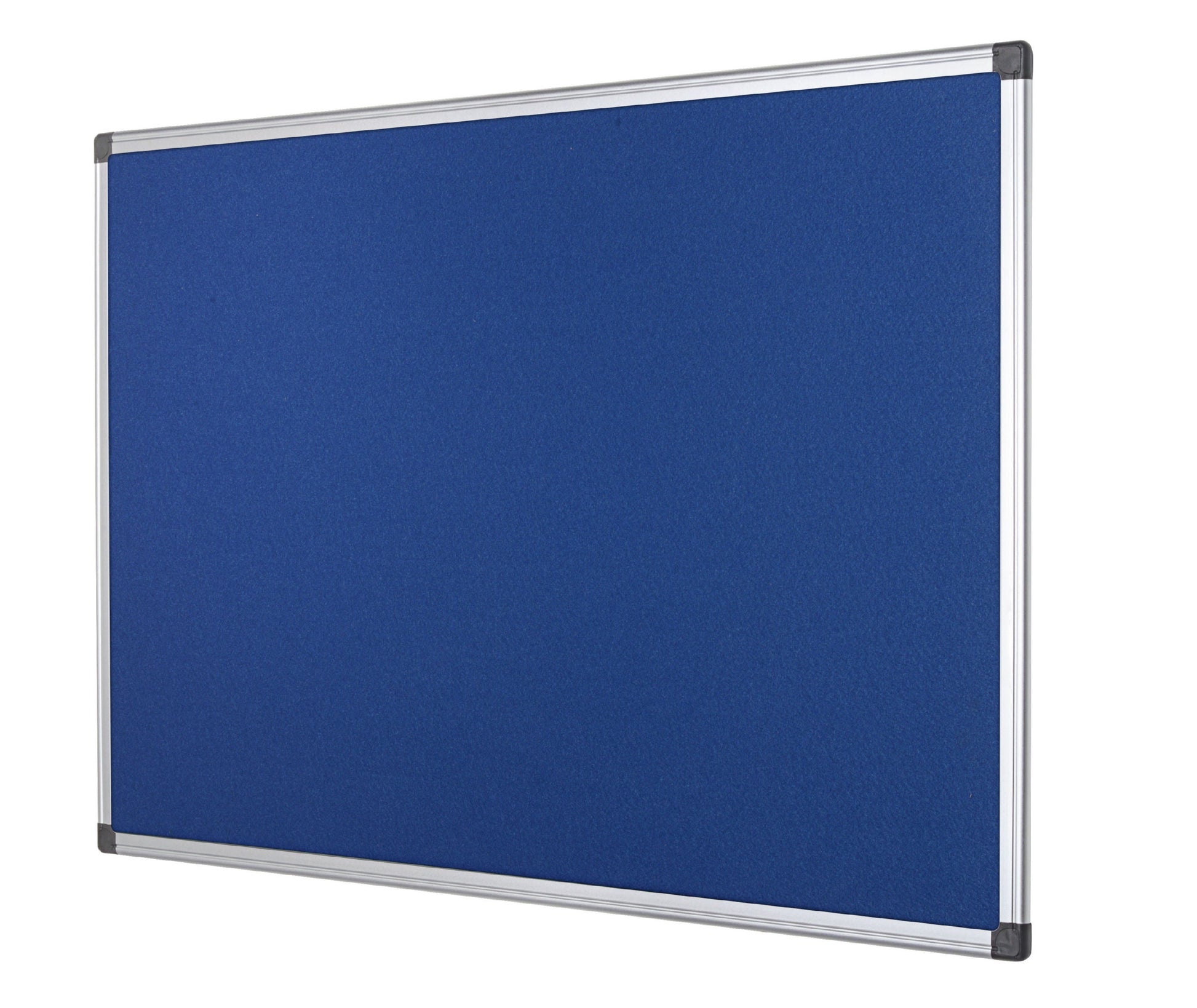 Bi-Office Maya Blue Felt Noticeboard Aluminium Frame 1500x1200mm - FA1243170 - ONE CLICK SUPPLIES