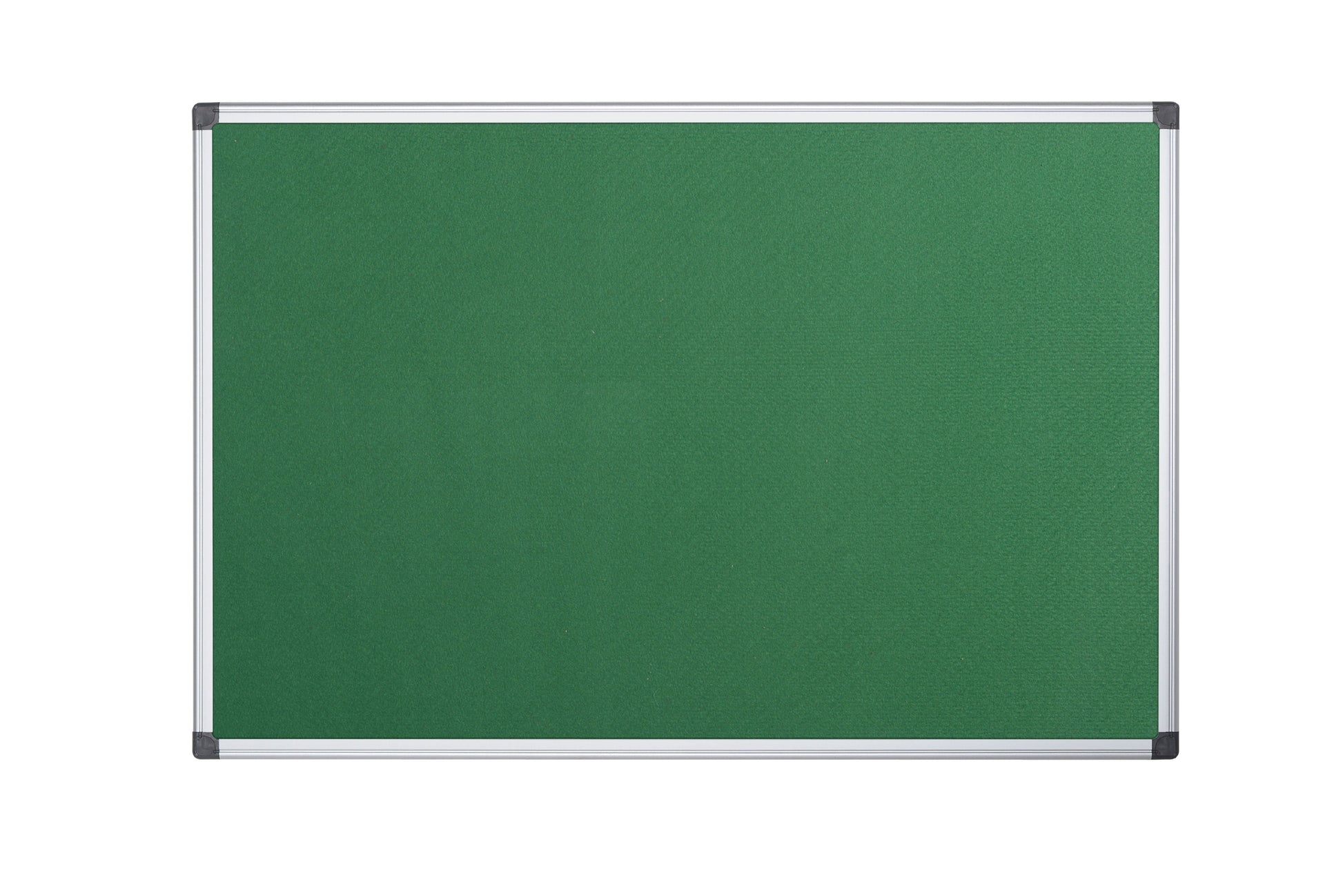 Bi-Office Maya Green Felt Noticeboard Aluminium Frame 1800x1200mm - FA2744170 - ONE CLICK SUPPLIES