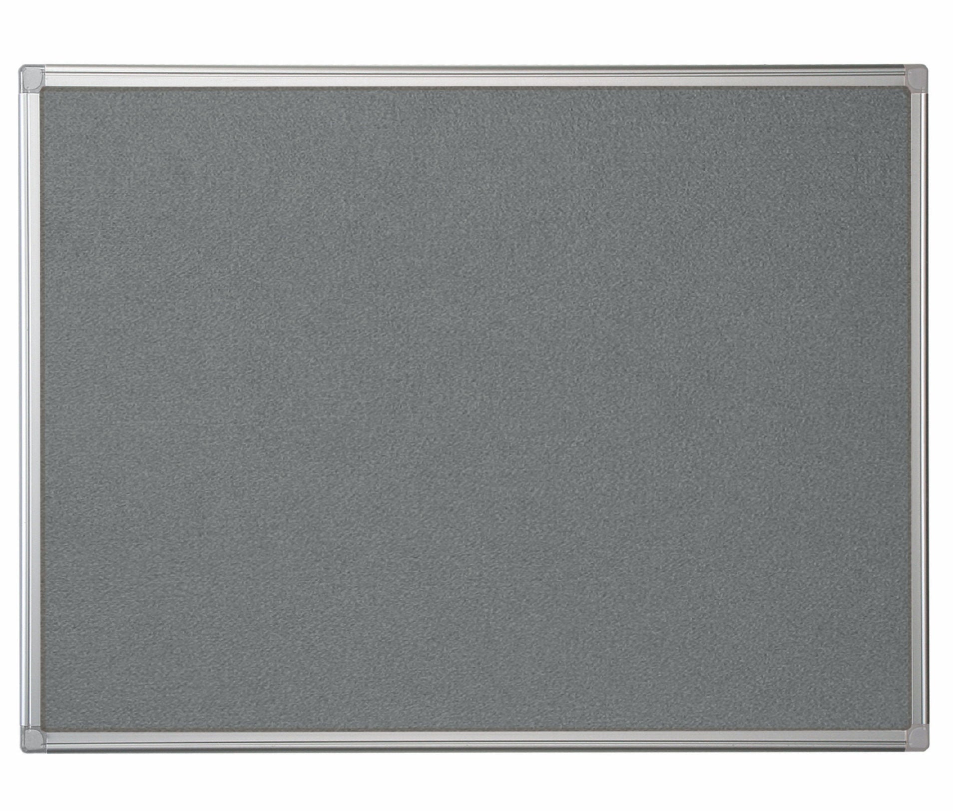 Bi-Office Maya Grey Felt Noticeboard Aluminium Frame 1200x1200mm - FA3842170 - ONE CLICK SUPPLIES