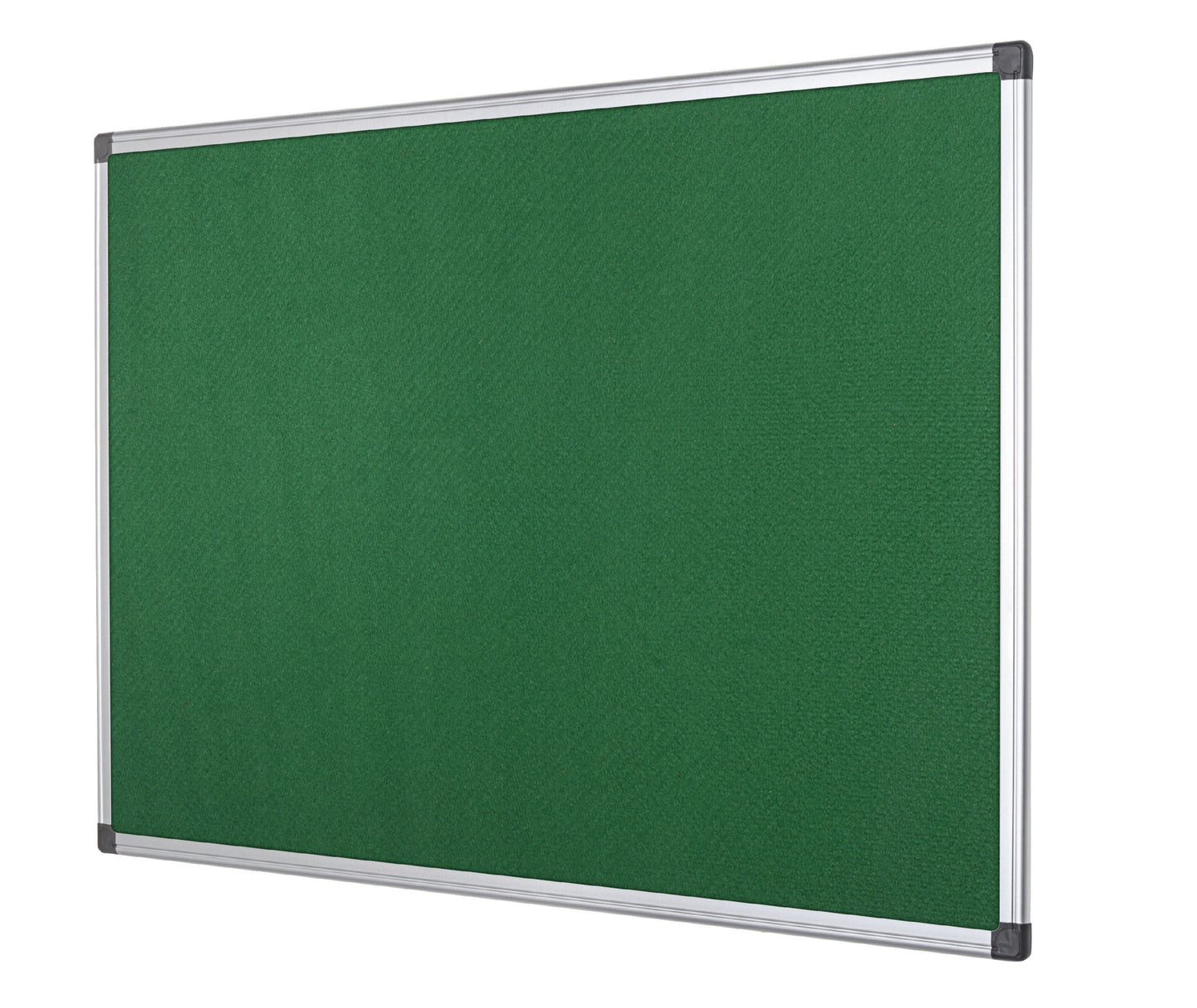 Bi-Office Maya Green Felt Noticeboard Aluminium Frame 1200x1200mm - FA3844170 - ONE CLICK SUPPLIES