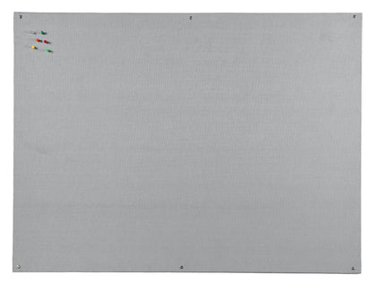 Bi-Office Grey Felt Noticeboard Unframed 900x600mm - FB0742397 - ONE CLICK SUPPLIES