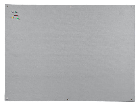 Bi-Office Grey Felt Noticeboard Unframed 900x600mm - FB0742397 - ONE CLICK SUPPLIES