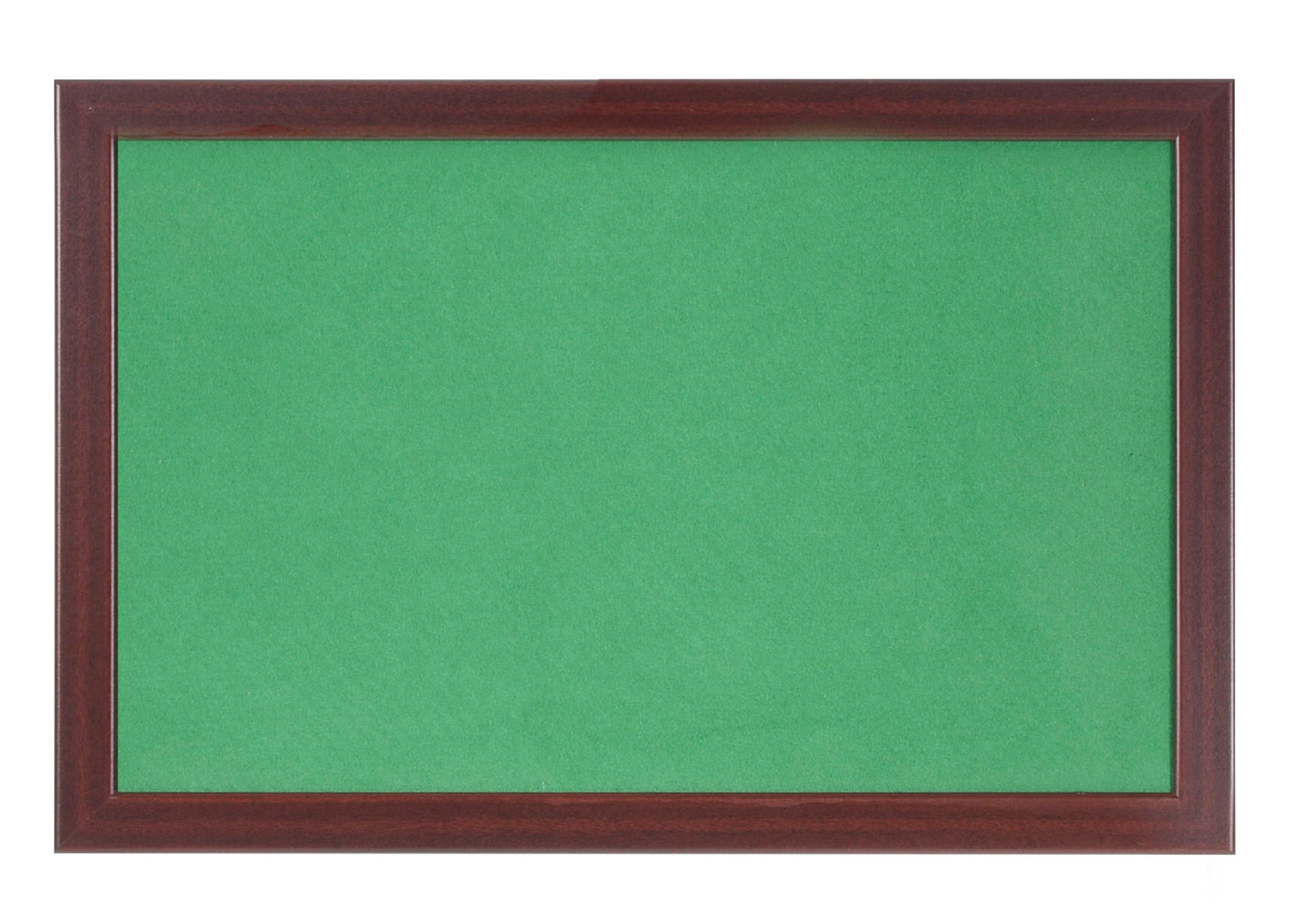 Bi-Office Earth-It Green Felt Noticeboard Cherry Wood Frame 1200x900mm - FB1444653 - ONE CLICK SUPPLIES