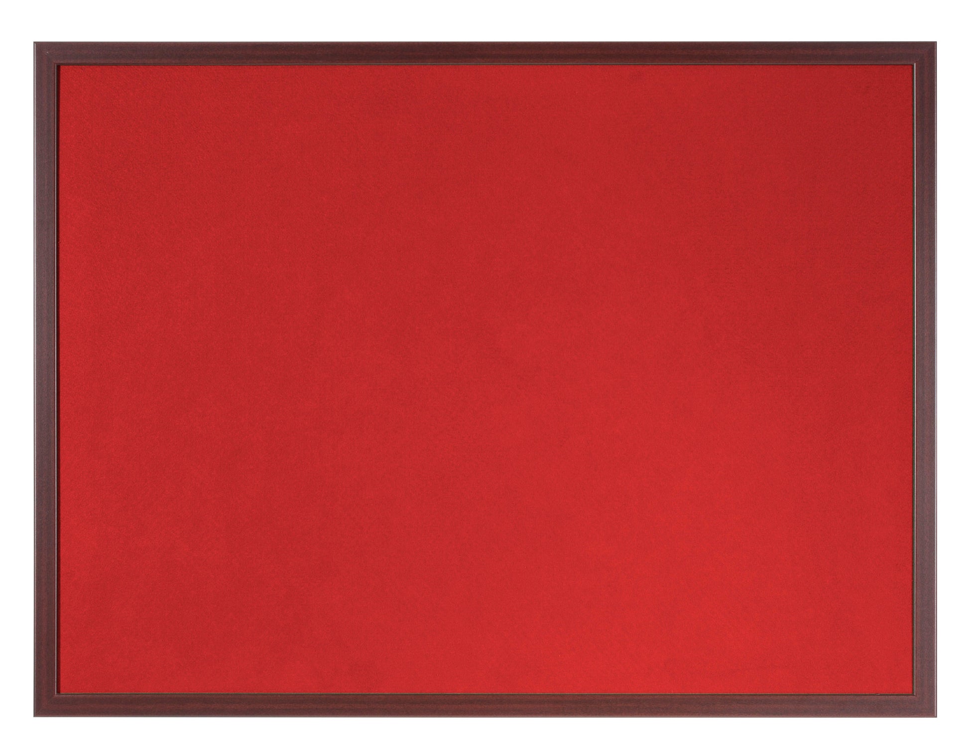 Bi-Office Earth-It Red Felt Noticeboard Cherry Wood Frame 1800x1200mm - FB8546653 - ONE CLICK SUPPLIES