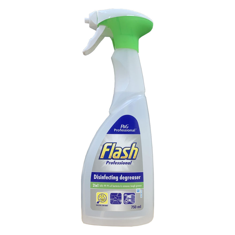 Flash Professional Disinfecting Degreaser Spray 750ml - ONE CLICK SUPPLIES