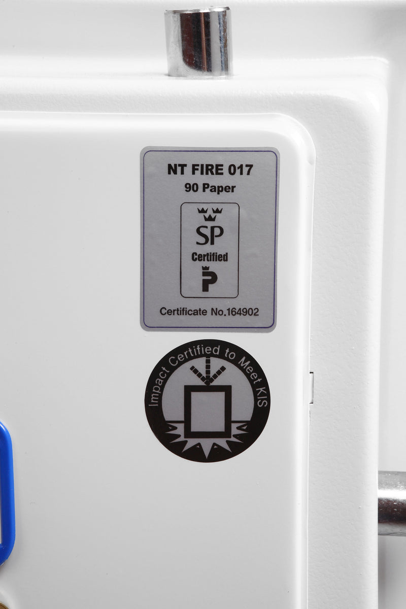 Phoenix Fire Fighter Size 1 Fire Safe Electronic Lock White FS0441E - ONE CLICK SUPPLIES