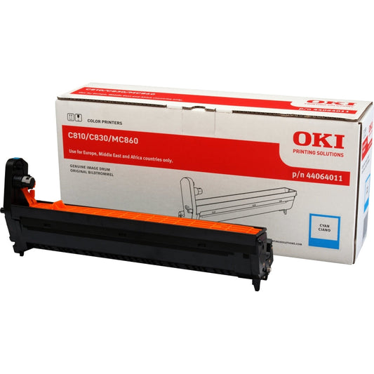 OKI Cyan Drum Unit 20K pages - 44064011 - ONE CLICK SUPPLIES