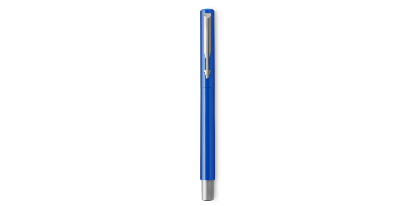 Parker Vector Fountain Pen Blue/Stainless Steel Barrel Blue Ink - S0881011 - ONE CLICK SUPPLIES