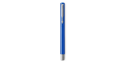 Parker Vector Fountain Pen Blue/Stainless Steel Barrel Blue Ink - S0881011 - ONE CLICK SUPPLIES