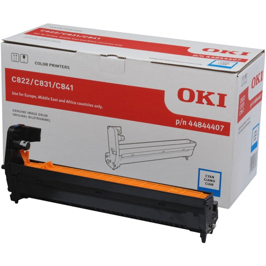 OKI Cyan Drum Unit 30K pages - 42918107 - ONE CLICK SUPPLIES