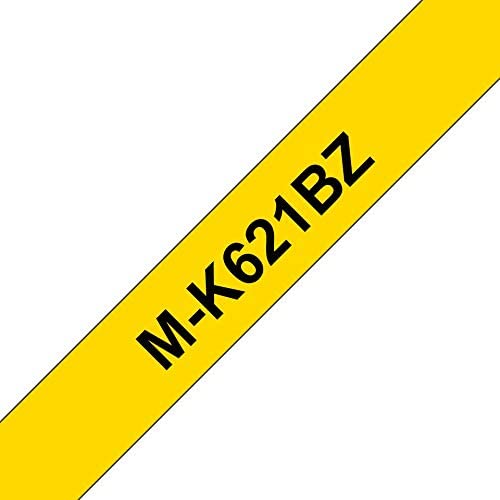 Brother Black On Yellow Ptouch Ribbon 9mm x 8m - MK621BZ - ONE CLICK SUPPLIES