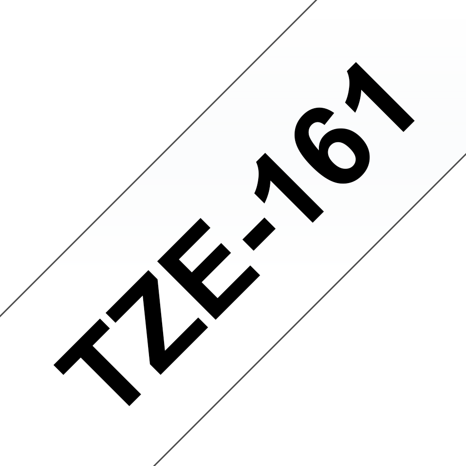 Brother Black On Clear Label Tape 36mm x 8m - TZE161 - ONE CLICK SUPPLIES