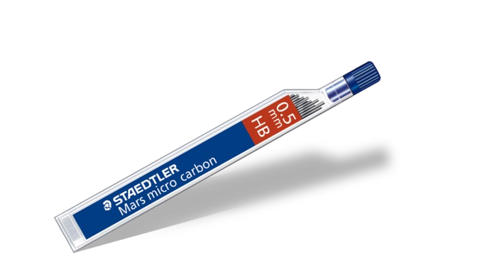 Staedtler Mars Micro Pencil Lead Refill HB 0.5mm Lead 12 Leads Per Tube (Pack 12) - 25005-HB - ONE CLICK SUPPLIES