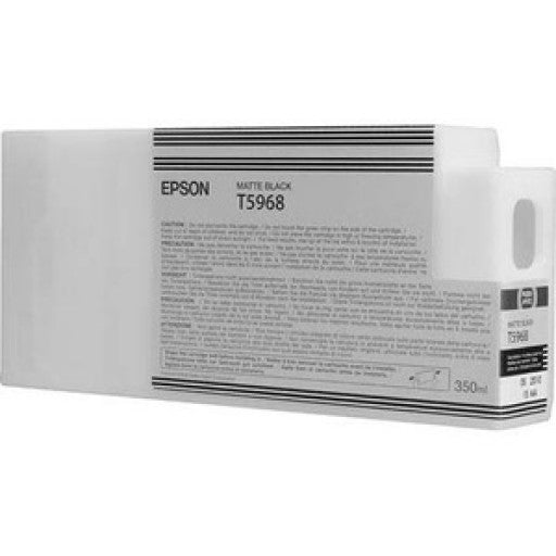 Epson T5968 Matte Black Ink Cartridge 350ml - C13T596800 - ONE CLICK SUPPLIES