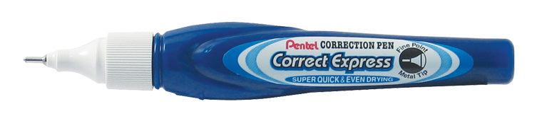 Pentel Correct Express Correction Pen 7ml White (Pack 12) - ZLE52-W - ONE CLICK SUPPLIES