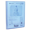 Pentel Recycology A4 Display Book Clear 20 Pocket Blue (Pack 20) - DCF242C - ONE CLICK SUPPLIES