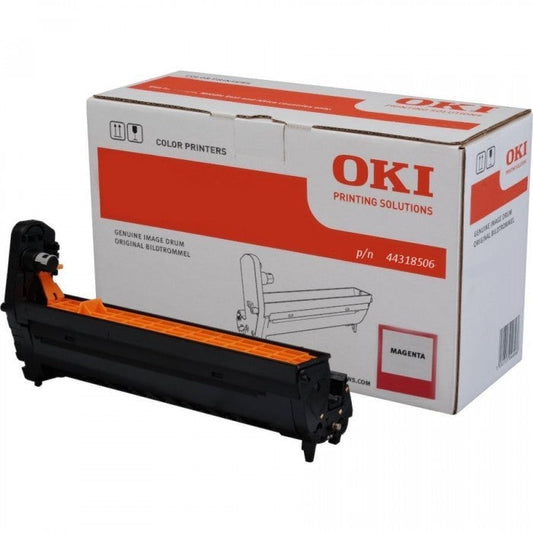 OKI Magenta Drum Unit 20K pages - 44318506 - ONE CLICK SUPPLIES