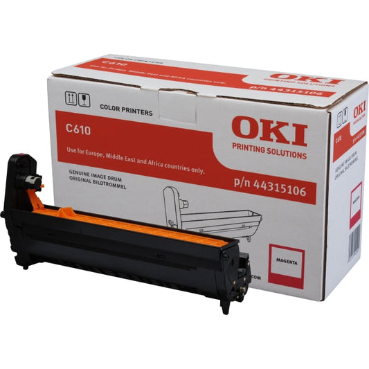 OKI Magenta Drum Unit 20K pages - 44315106 - ONE CLICK SUPPLIES