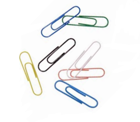 ValueX Paperclip Large Plain 33mm Assorted Colours (Pack 100) - 30601 - ONE CLICK SUPPLIES