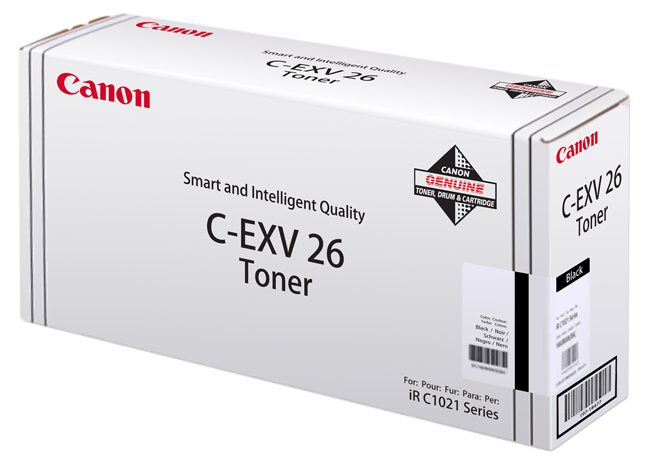 Canon EXV26BK Black Standard Capacity Toner Cartridge 6k pages - 1660B006 - ONE CLICK SUPPLIES