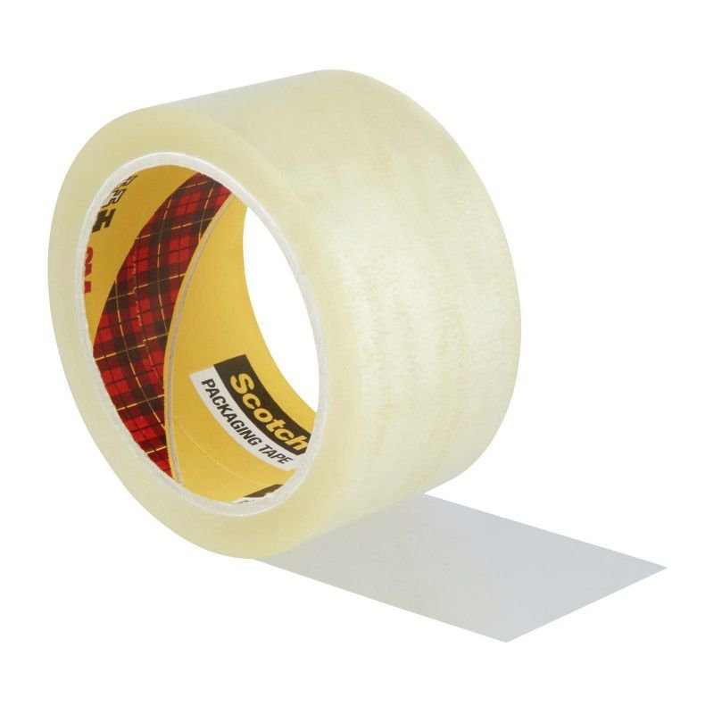 Scotch Packaging Tape Heavy Transparent 50mm x 66m (Pack 6) 7100094739 - ONE CLICK SUPPLIES