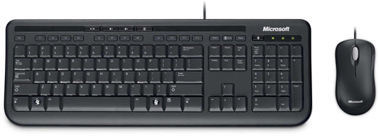 Microsoft Wired Desktop 600 Black USB Keyboard - ONE CLICK SUPPLIES