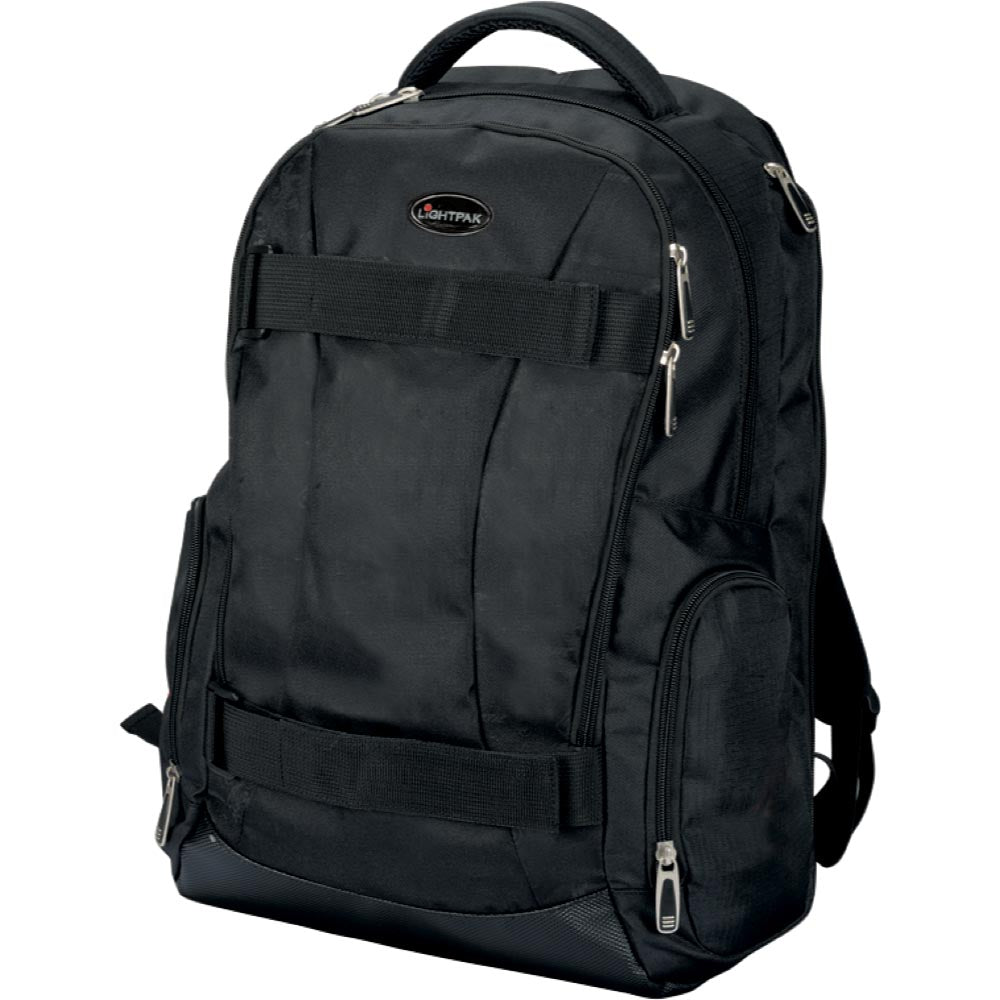 Lightpak Hawk Laptop Backpack for Laptops up to 17 inch Black - 24603 - ONE CLICK SUPPLIES