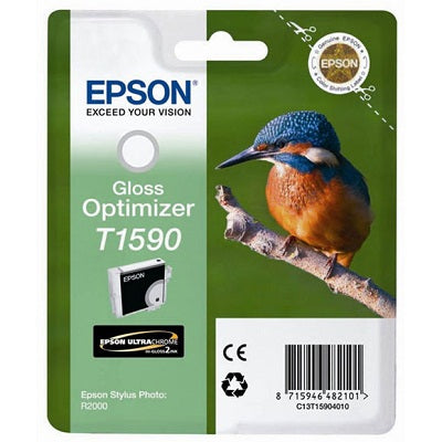 Epson T1590 Kingfisher Gloss Optimiser 17ml - C13T15904010 - ONE CLICK SUPPLIES