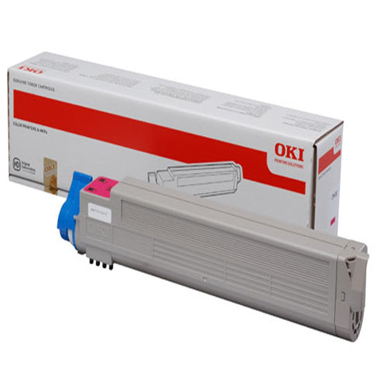 OKI Magenta Toner Cartridge 22K pages - 43837130 - ONE CLICK SUPPLIES