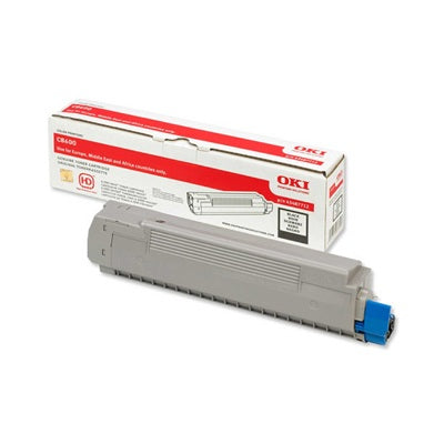 OKI Black Toner Cartridge 22K pages - 43837132 - ONE CLICK SUPPLIES