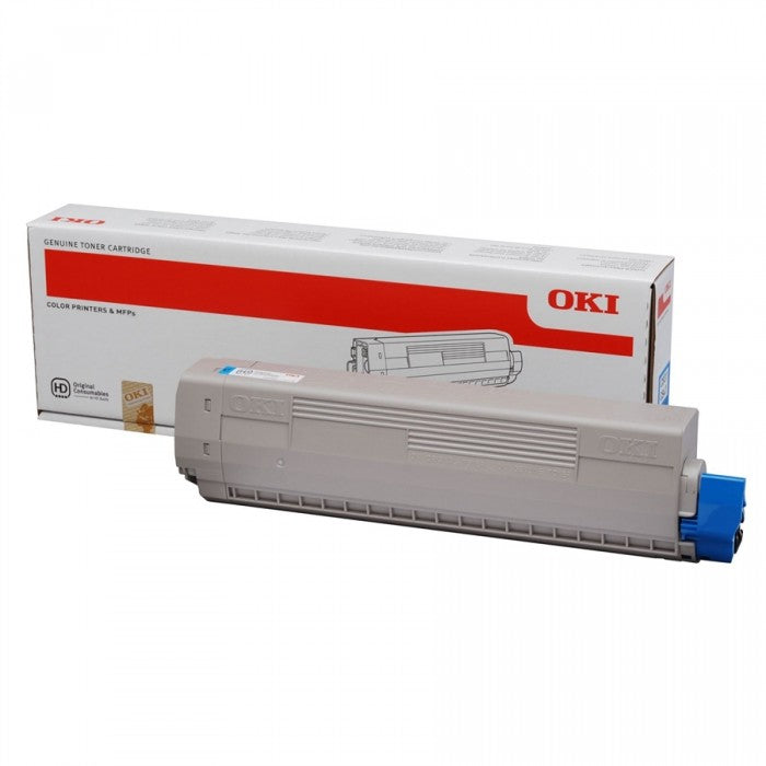 OKI Yellow Toner Cartridge 10K pages - 44059253 - ONE CLICK SUPPLIES