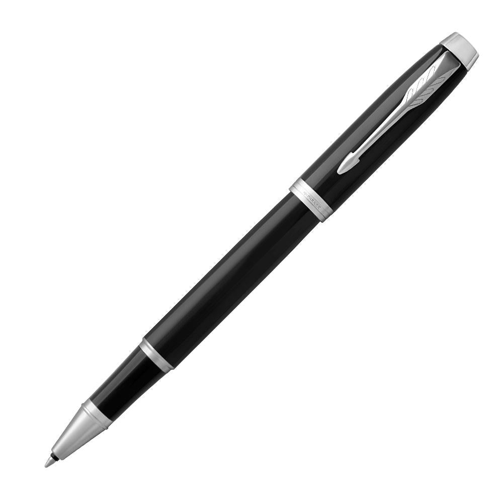 Parker IM Rollerball Pen Black/Chrome Barrel Black Ink Gift Box - 1931658 - ONE CLICK SUPPLIES