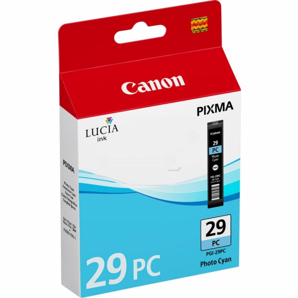 Canon PGI29PC Photo Cyan Standard Capacity Ink Cartridge 36ml - 4876B001 - ONE CLICK SUPPLIES