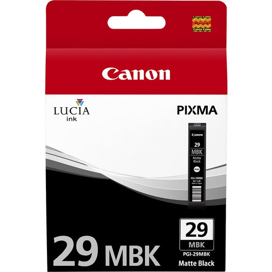 Canon PGI29MBK Matte Black Standard Capacity Ink 36ml - 4868B001 - ONE CLICK SUPPLIES