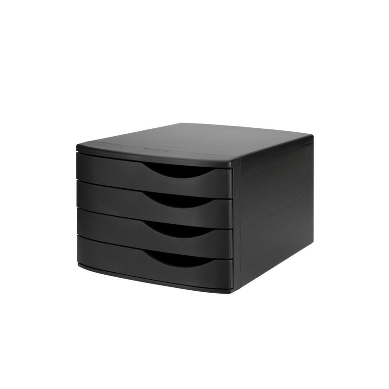 Jalema Resolution 4 Drawer Set Closed Black - J26863BLK - ONE CLICK SUPPLIES