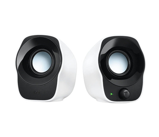 Logitech Z120 Stereo Speakers (White) - ONE CLICK SUPPLIES