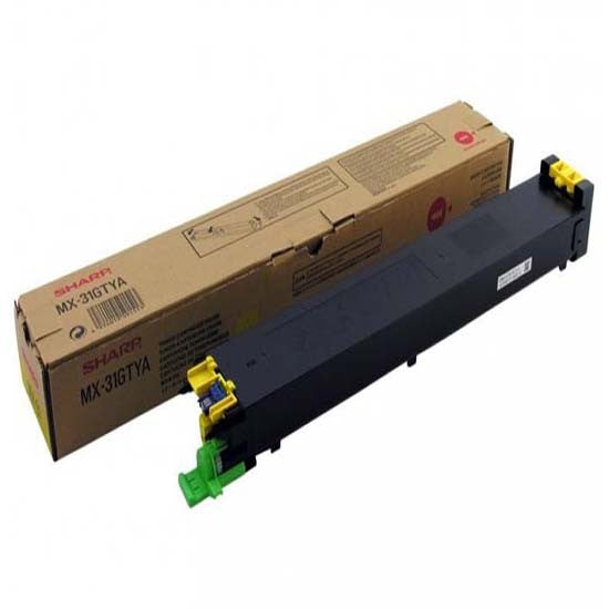 Sharp Yellow Toner Cartridge 15k pages - MX31GTYA - ONE CLICK SUPPLIES