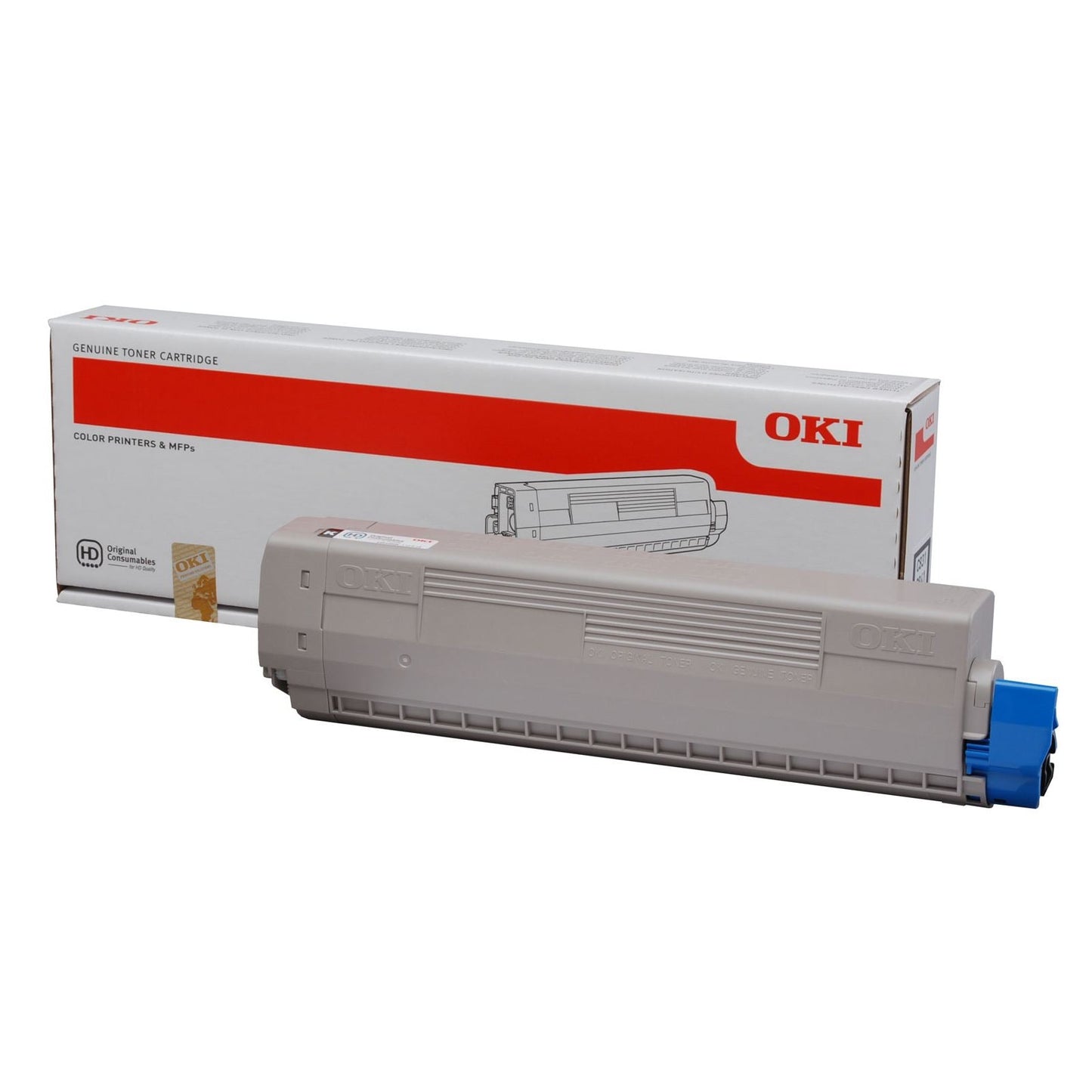 OKI Black Toner Cartridge 10K pages - 44844508 - ONE CLICK SUPPLIES