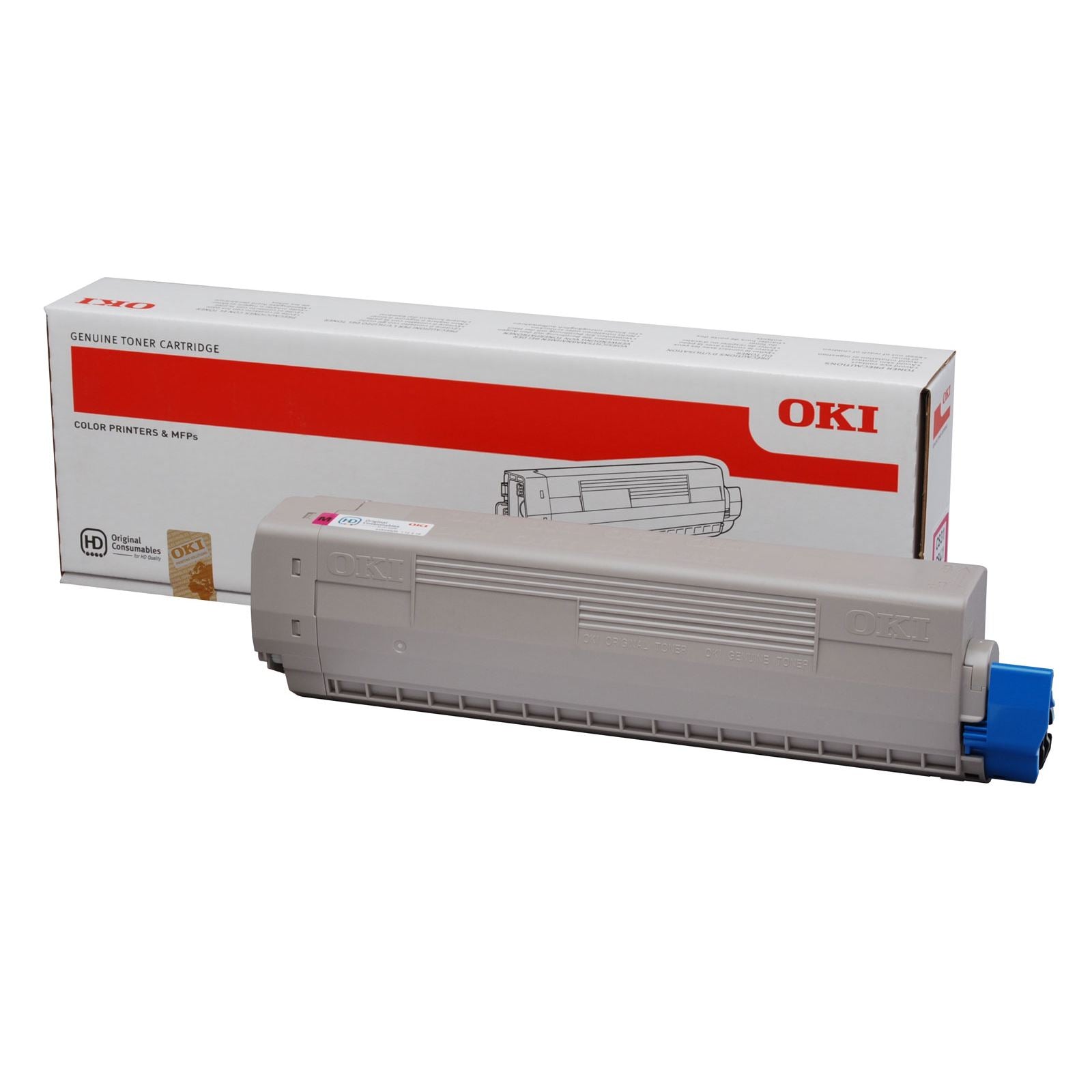 OKI Magenta Toner Cartridge 10K pages - 44844506 - ONE CLICK SUPPLIES