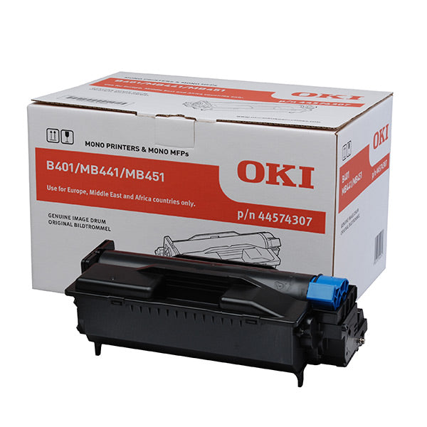 OKI Black Drum Unit 25K pages - 44574307 - ONE CLICK SUPPLIES